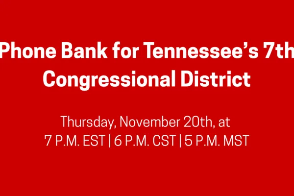 Phone Bank for TN 7th