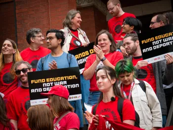 Rally Fund Education not War and Deportation